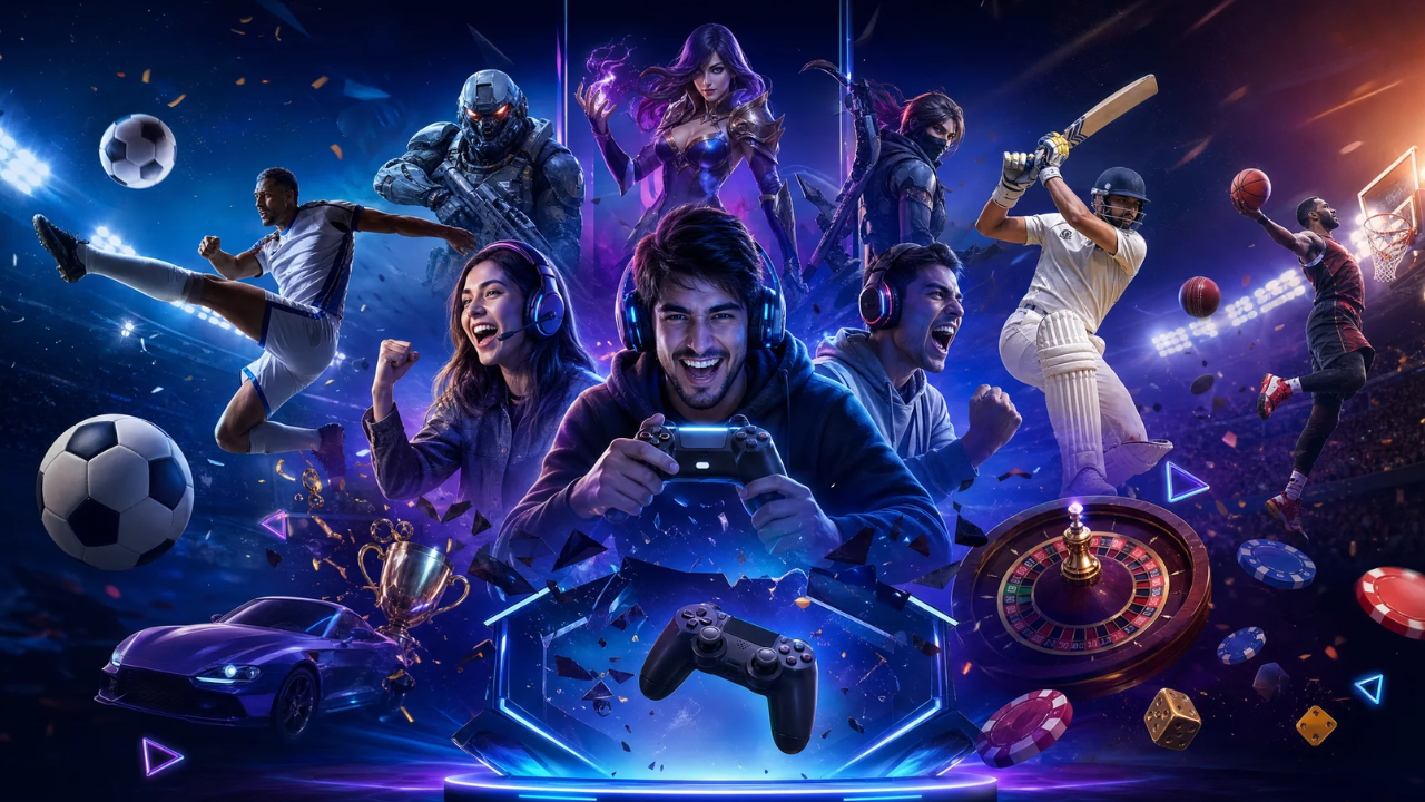 Arte temática de esporte e entretenimento digital